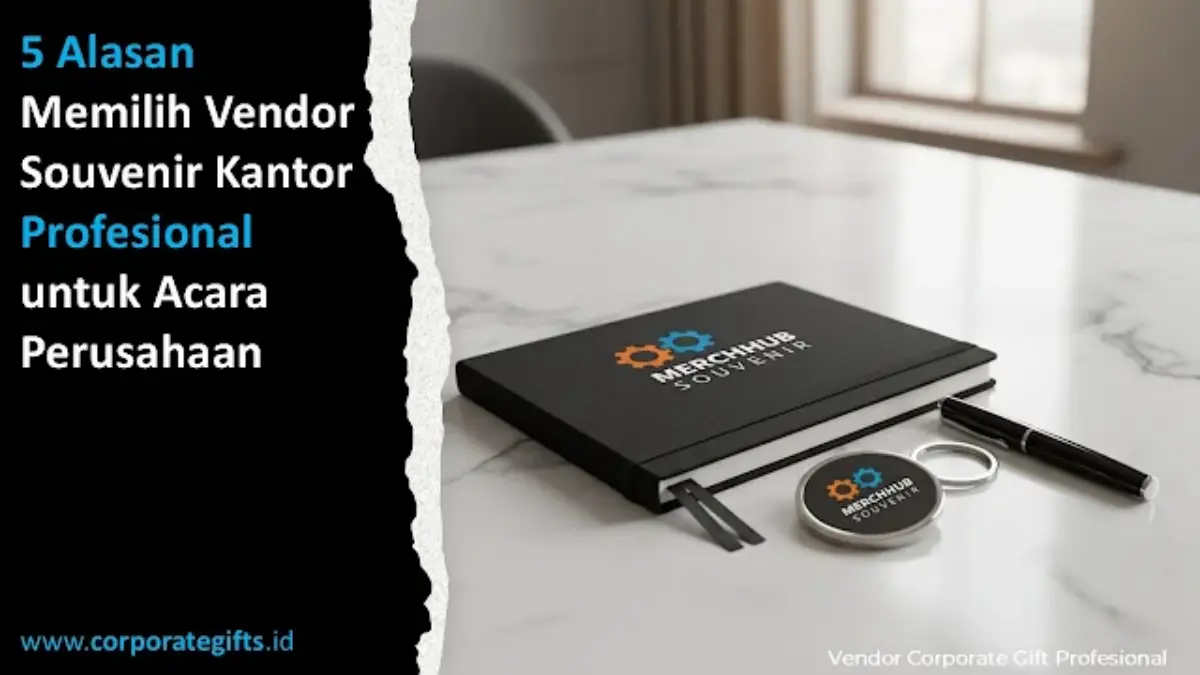 5 Alasan Memilih Vendor Souvenir Kantor yang Profesional - CorporateGifts.ID