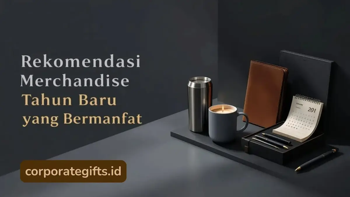 Pilihan merchandise set Tahun Baru dalam kemasan hardbox mewah custom logo | CorporateGifts.ID
