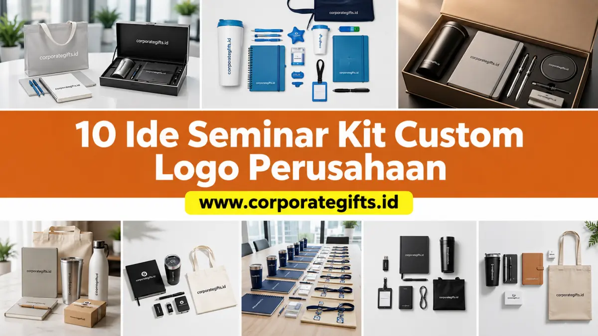 10 Ide Seminar Kit Custom Logo Perusahaan yang Unik - CorporateGifts.ID