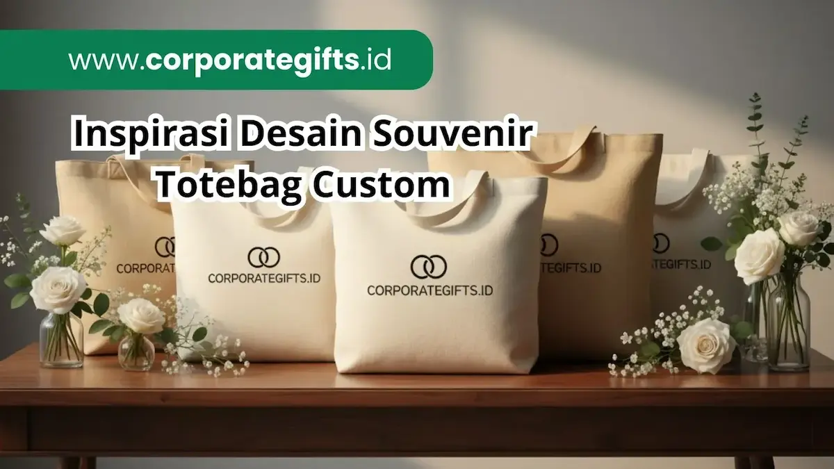 15+ Inspirasi Desain Souvenir Totebag Custom Perusahaan - CorporateGifts.ID