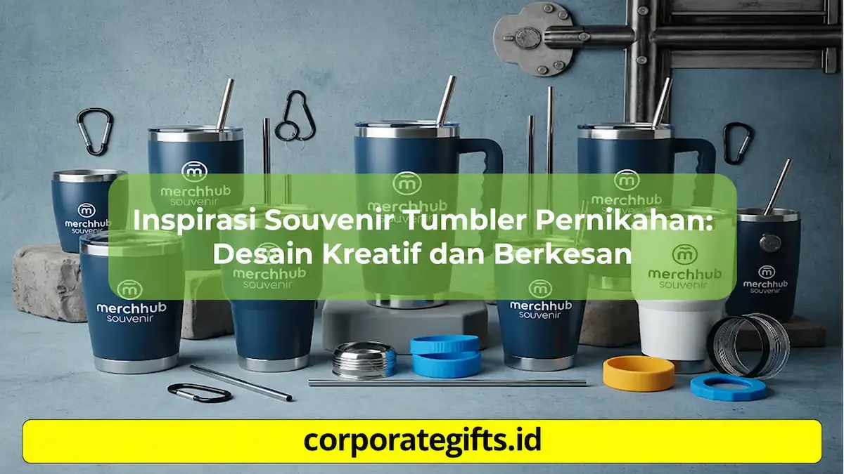 Inspirasi Souvenir Tumbler Pernikahan Kreatif dan Berkesan - CorporateGifts.ID