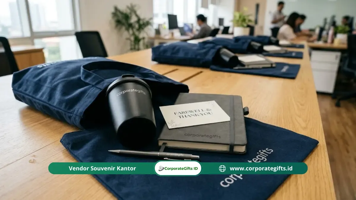 Isi Souvenir Perpisahan Kantor Massal yang Paling Dikenang - CorporateGifts.ID