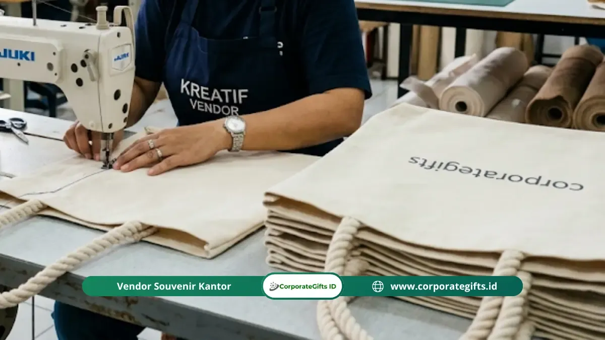Proses produksi dan pengemasan jasa goodie bag seminar profesional - CorporateGifts.ID
