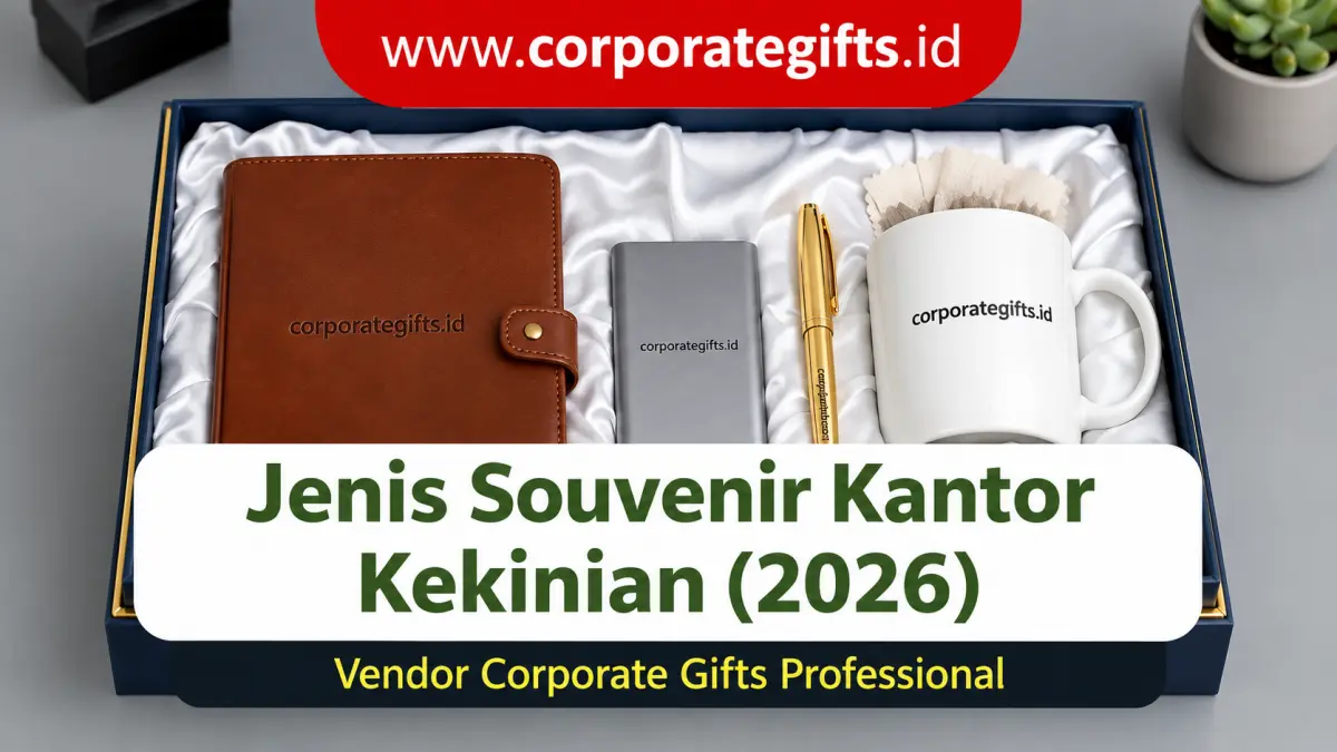 Jenis-Jenis Souvenir Kantor Kekinian dan Fungsinya (2026) - CorporateGifts.ID