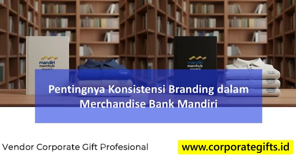 Strategi Konsistensi Branding dalam Merchandise Bank Mandiri - CorporateGifts.ID