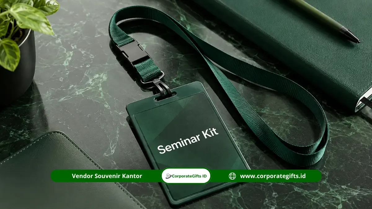Lanyard ID Card Kantor untuk Identitas Karyawan - CorporateGifts.ID
