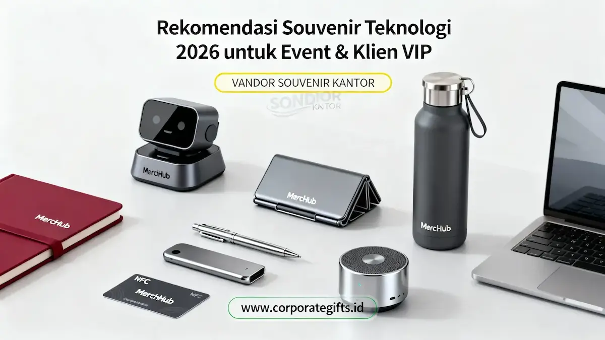 Souvenir Teknologi 2026 untuk Event dan Klien VIP - CorporateGifts.ID