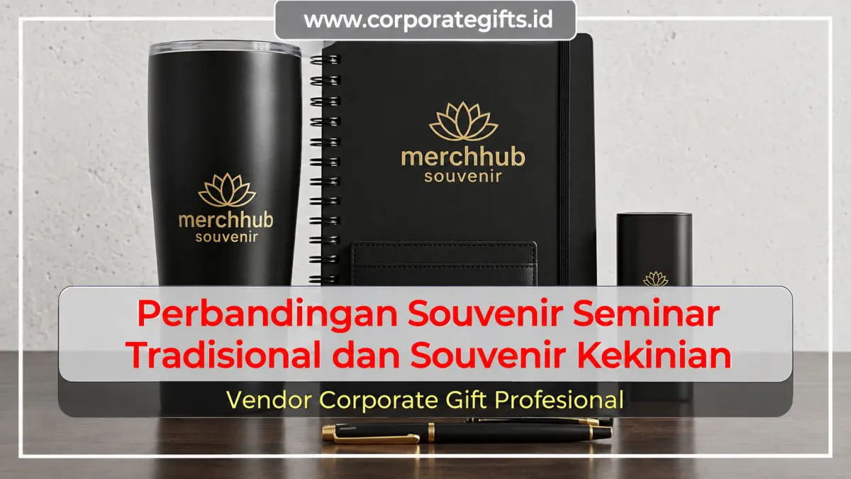 Perbandingan Souvenir Seminar Tradisional dan Kekinian - CorporateGifts.ID