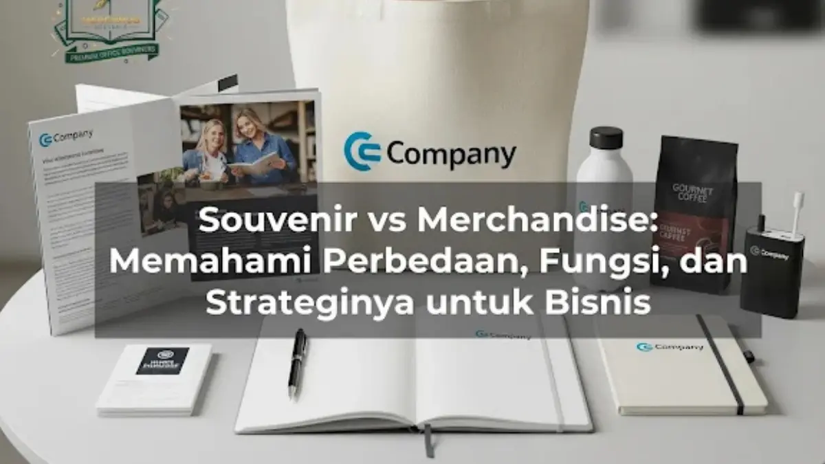 Perbedaan Souvenir dan Merchandise untuk Strategi Bisnis - CorporateGifts.ID