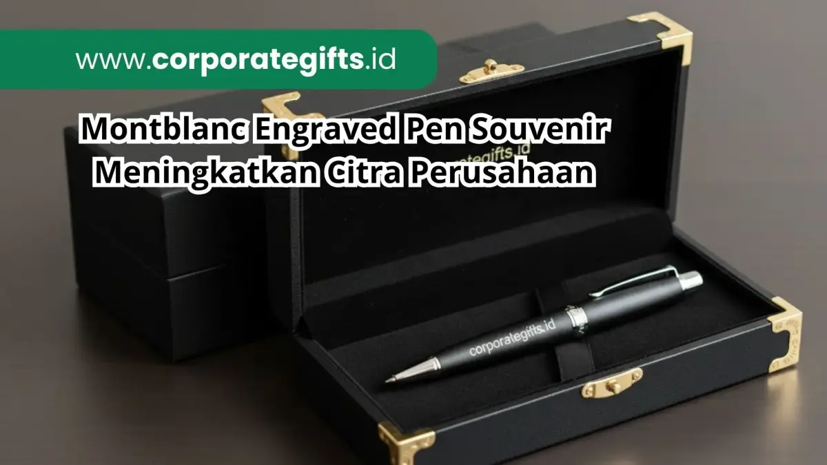 Montblanc Engraved Pen Hadiah Souvenir Bisnis Elegan - CorporateGifts.ID