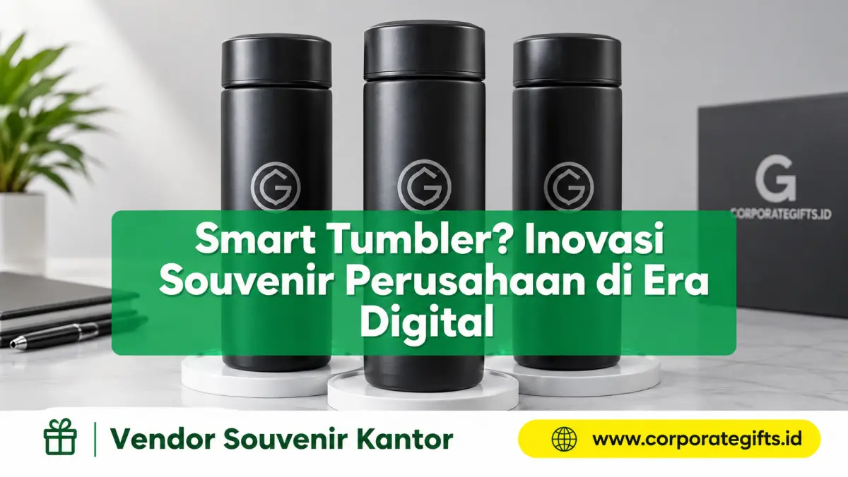 Apa Itu Smart Tumbler? Inovasi Souvenir di Era Digital - CorporateGifts.ID