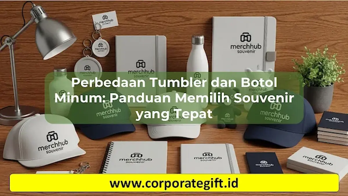 Perbedaan Souvenir Tumbler dan Botol Minum - CorporateGifts.ID