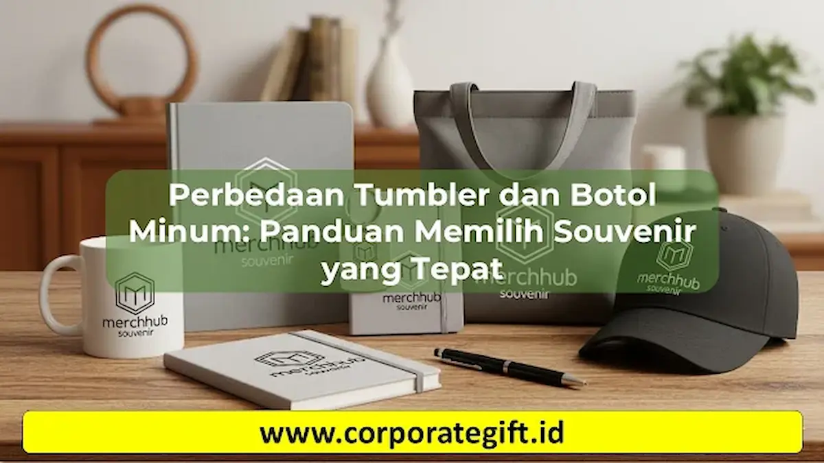 Kurasi souvenir tumbler stainless custom logo untuk branding kantor | CorporateGifts.ID