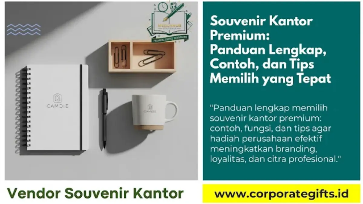 Souvenir Kantor Premium Contoh dan Tips Memilih yang Tepat - CorporateGifts.ID