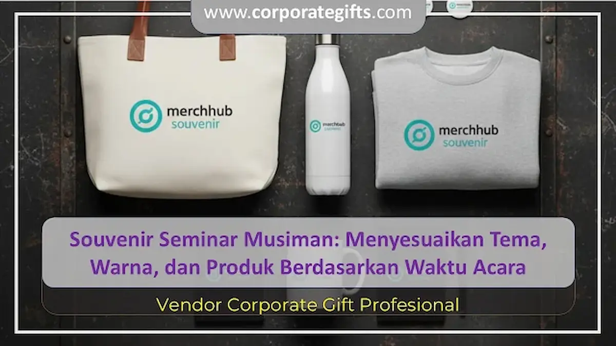 Inspirasi kemasan dan tata letak seminar kit bertema musim gugur dan kemarau - CorporateGifts.ID