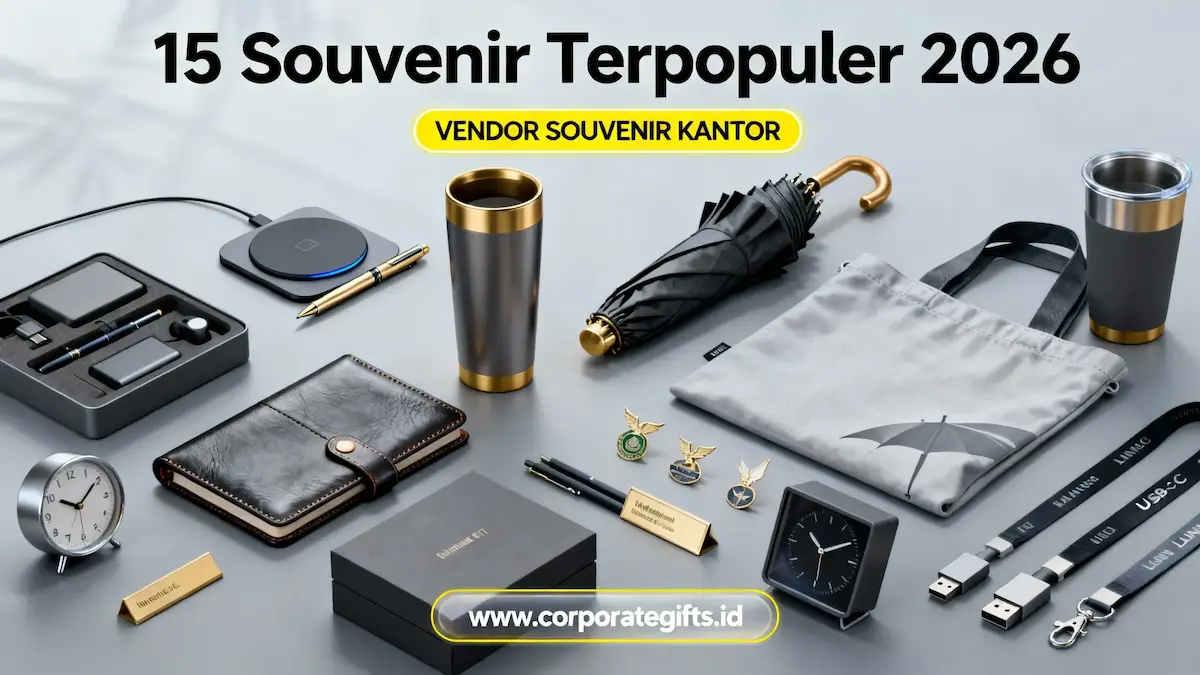 Koleksi 15 rekomendasi souvenir perusahaan terpopuler 2026 - CorporateGifts.ID