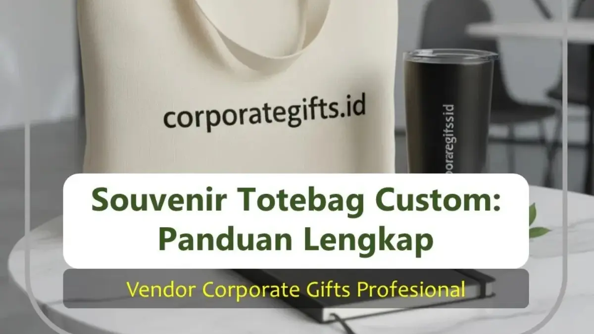 Souvenir Totebag Custom: Panduan Bahan, Harga, Desain - CorporateGifts.ID