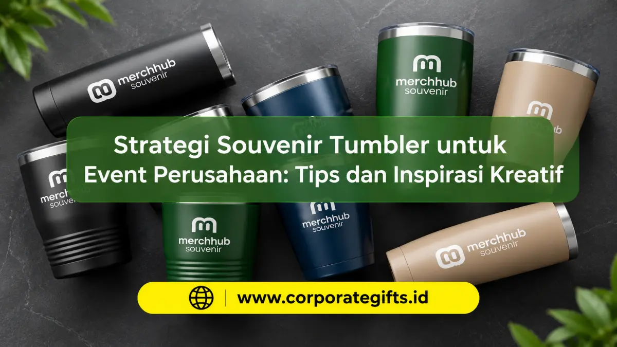 Strategi Souvenir Tumbler Event Perusahaan yang Efektif - CorporateGifts.ID