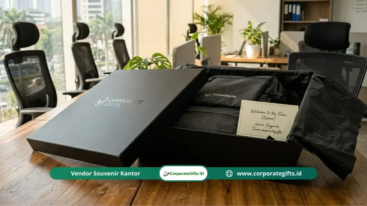 Tas Custom Multifungsi Souvenir Halal Bihalal Kantor - CorporateGifts.ID