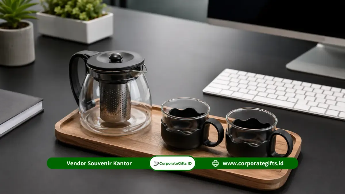 Manfaat Souvenir Tea Set Kantor bagi Perusahaan - CorporateGifts.ID