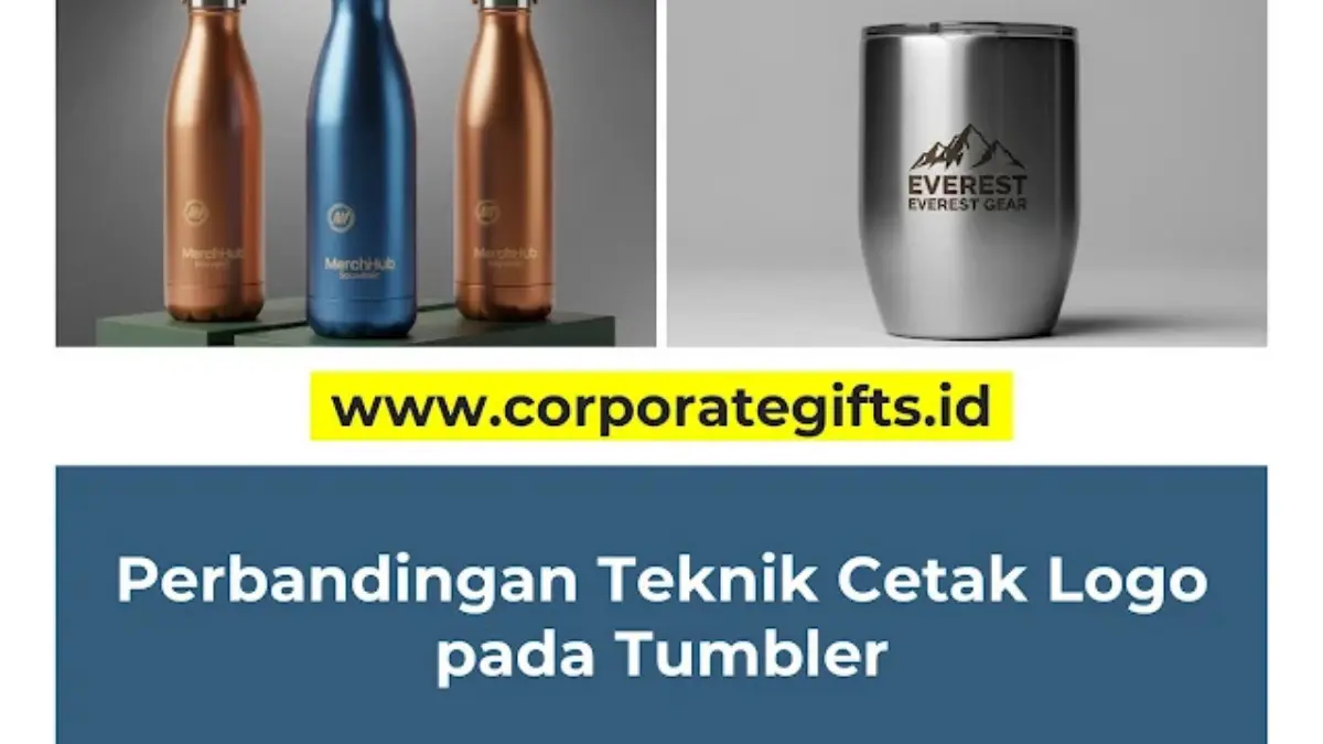 Detail Hasil Finishing Laser Grafir dan Print UV pada Tumbler Stainless Steel - CorporateGifts.ID