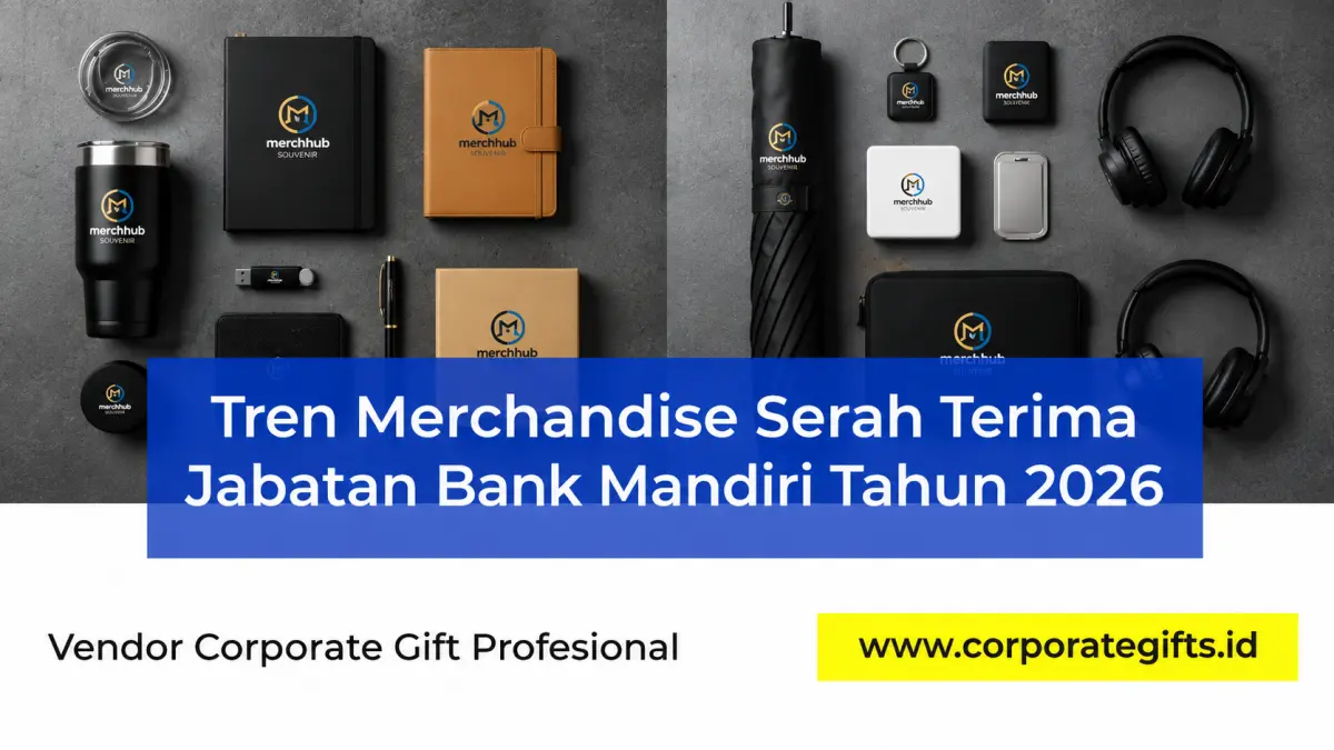 Tren Merchandise Serah Terima Jabatan Bank Mandiri 2026 - CorporateGifts.ID
