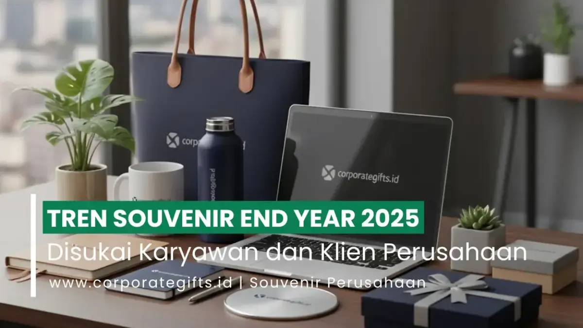 Paket gift set akhir tahun eksklusif dengan tumbler ramah lingkungan dan notebook personal - CorporateGifts.ID