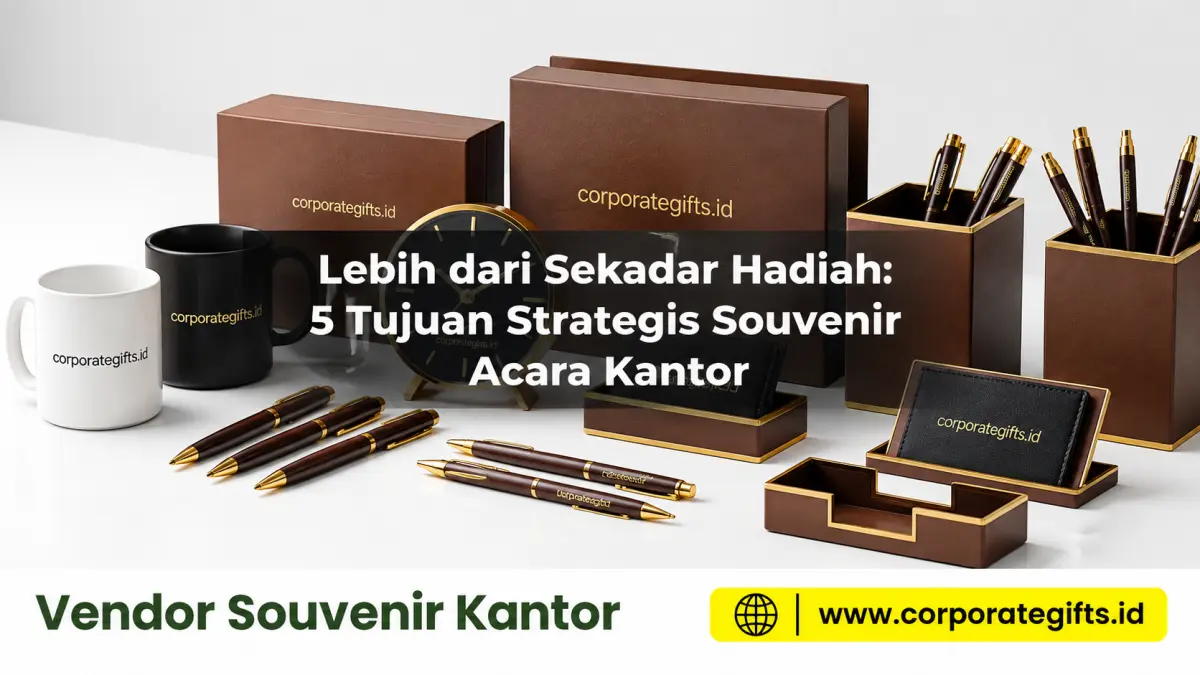 5 Tujuan Strategis Souvenir Acara Kantor untuk Perusahaan - CorporateGifts.ID