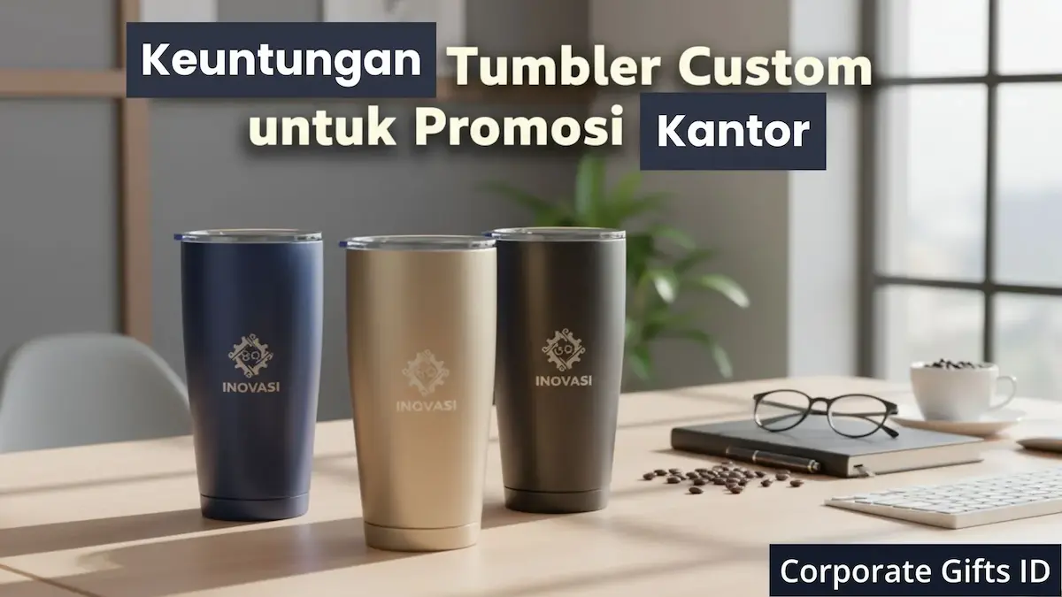 Keuntungan Memilih Tumbler Custom untuk Promosi Kantor - CorporateGifts.ID