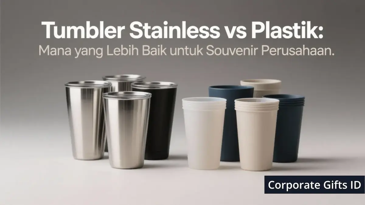 Tumbler Stainless vs Plastik Mana yang Lebih Baik - CorporateGifts.ID