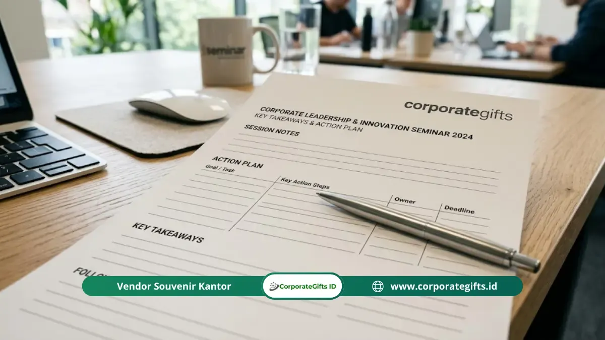 Fungsi dan Cara Merancang Worksheet Seminar Korporat - CorporateGifts.ID